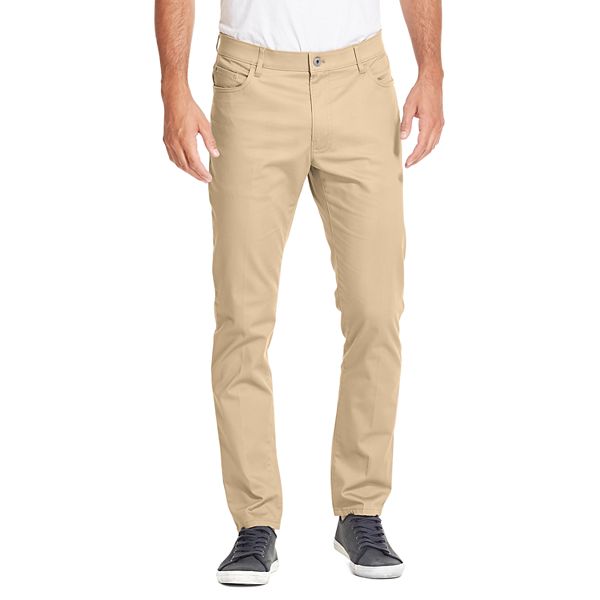 Men's IZOD Premium Straight Tapered Fit Stretch 5-Pocket Chino Pants