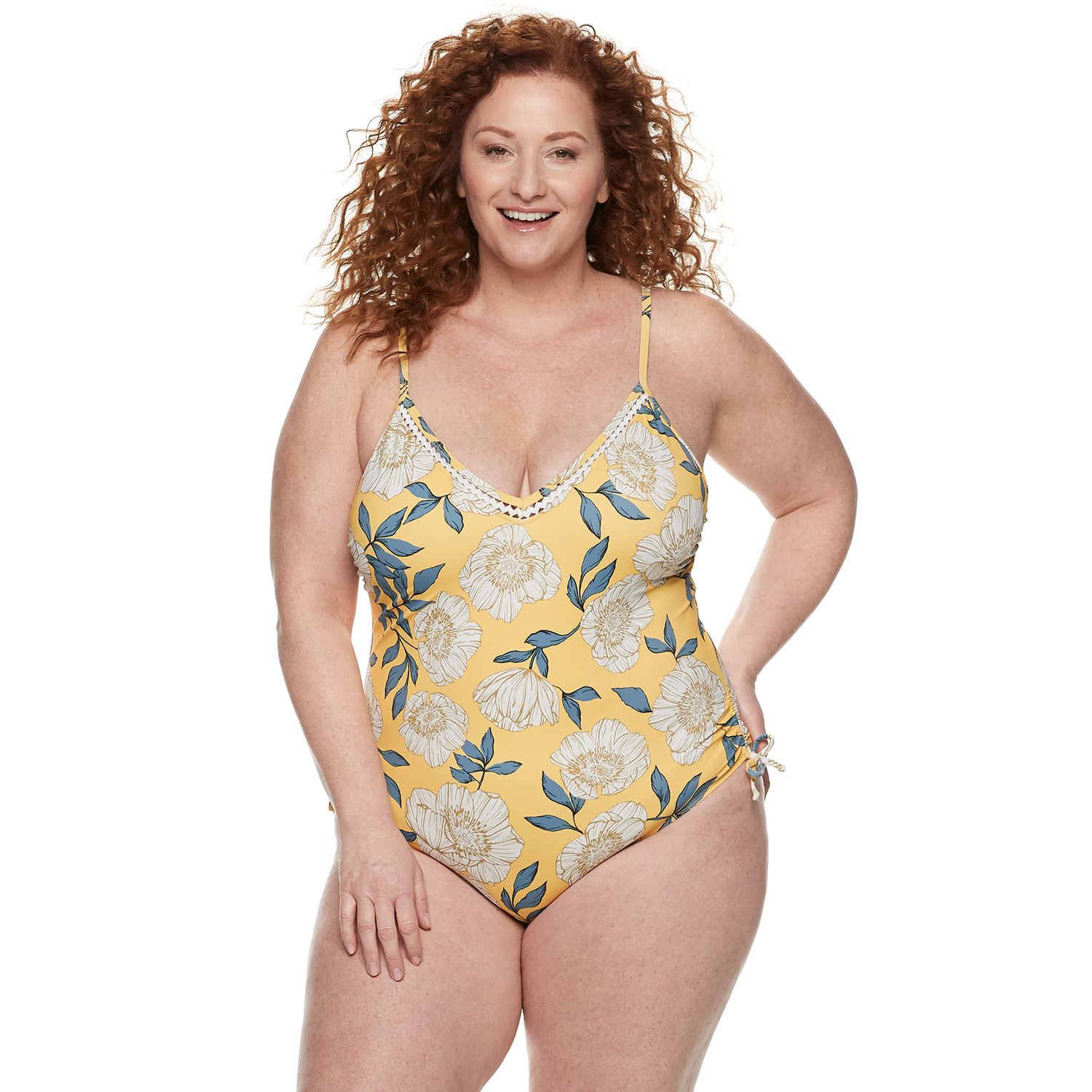 kohls plus size swimwear