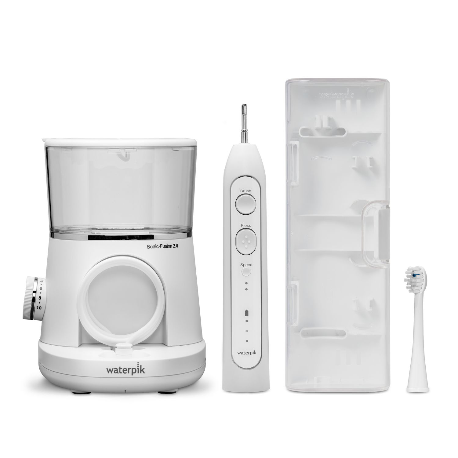 waterpik sonic fusion flossing toothbrush