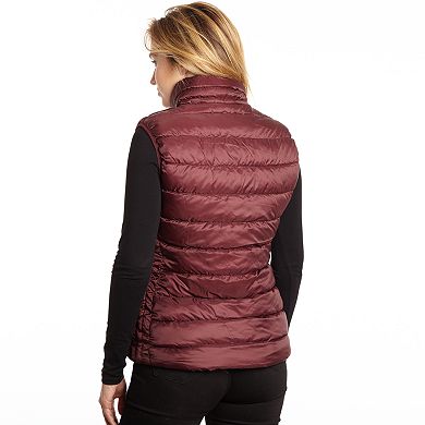 Womens Excelled Excelled Women's Plus Polyester Puffer Vest