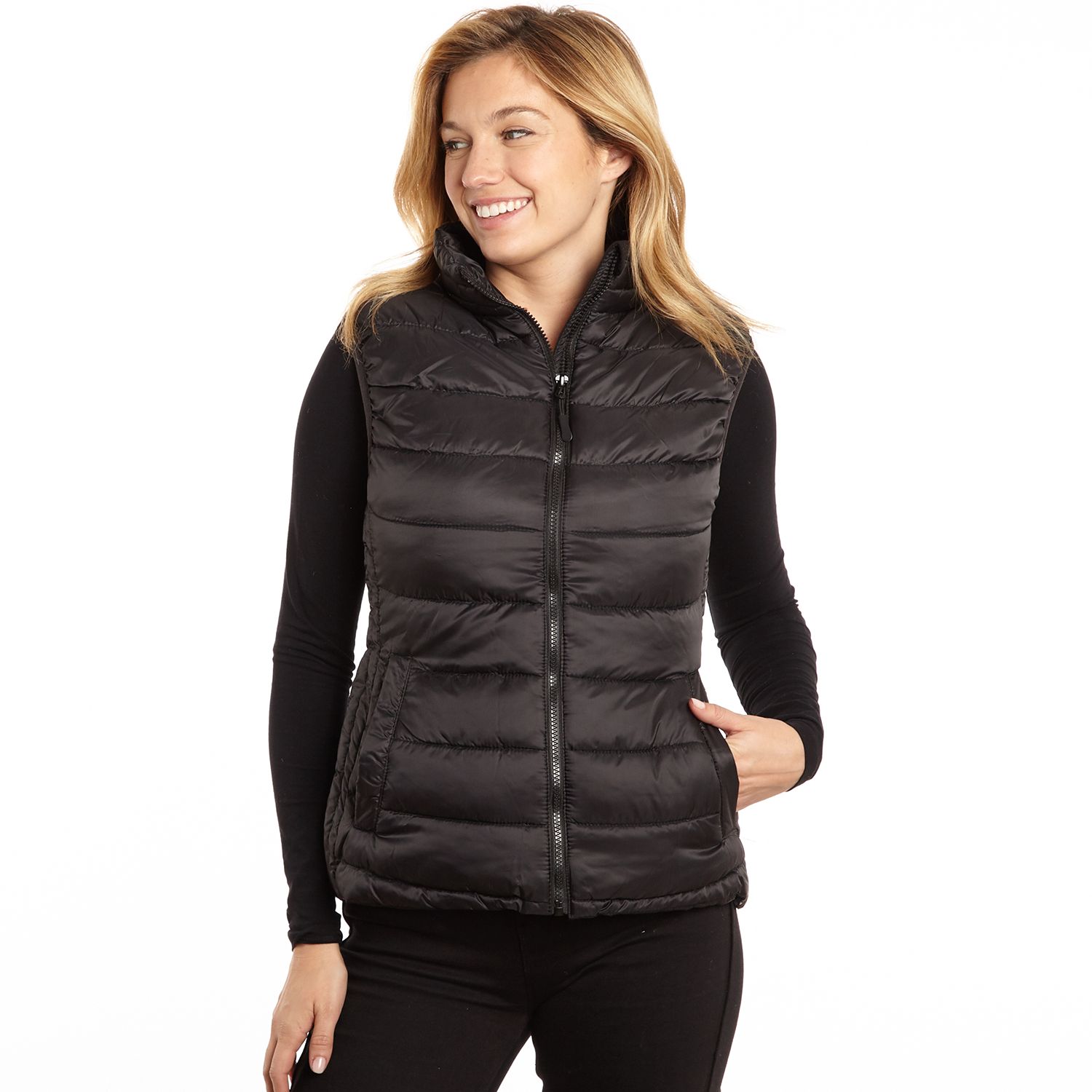 plus size puffer vest