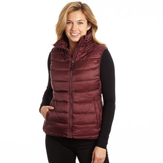 Womens Excelled Excelled Women's Plus Polyester Puffer Vest