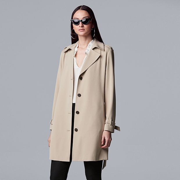 Kohls womens sale trench coat