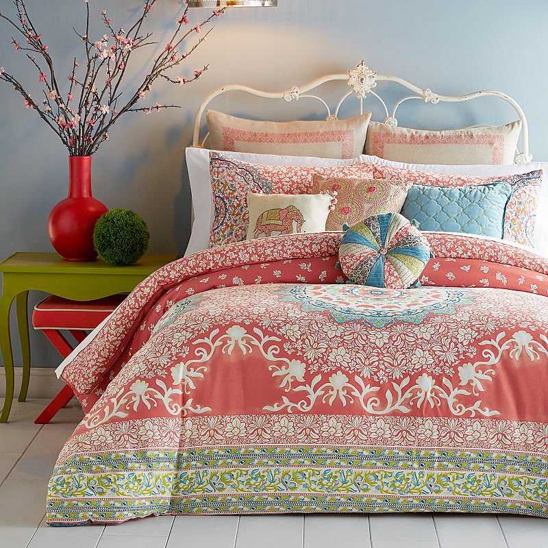 JS Jessica Simpson Amrita Medallion Comforter Set, Multicolor, King