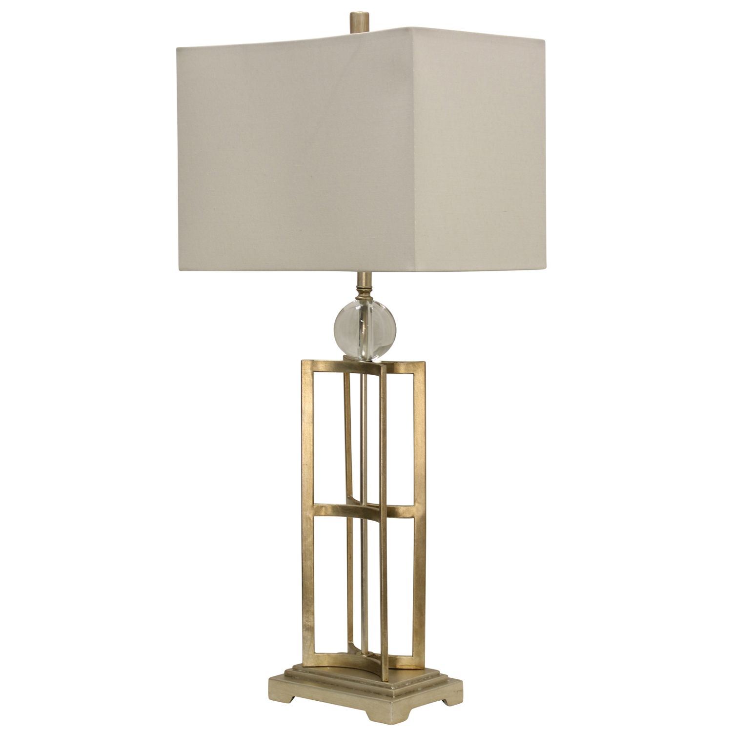 geometric table lamp