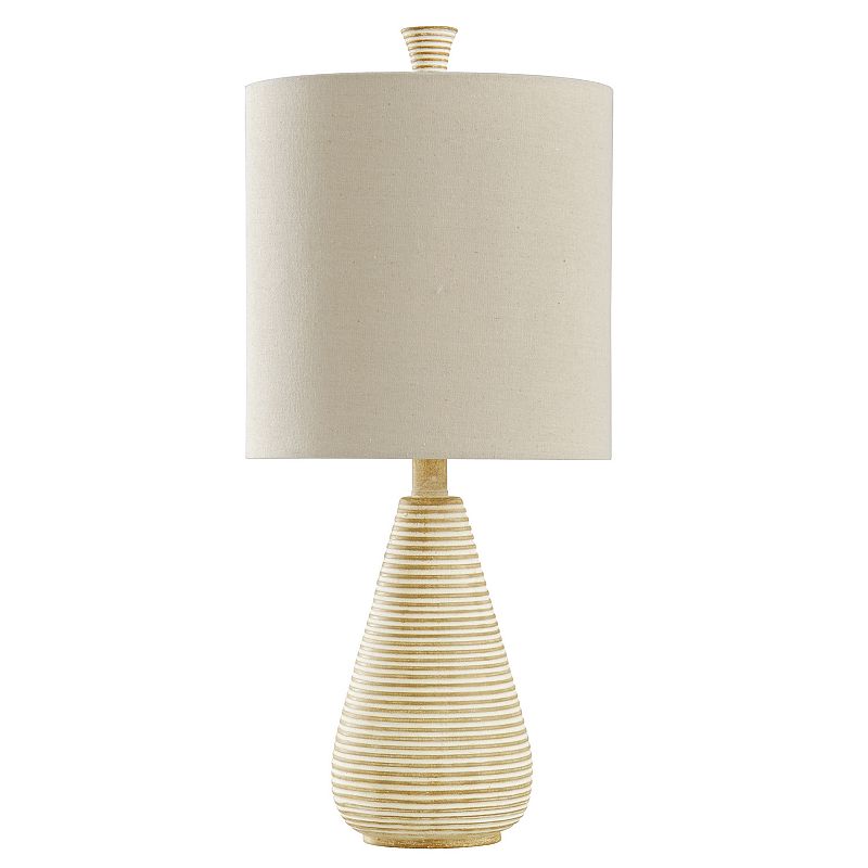 Phillip Table Lamp, Beig/Green