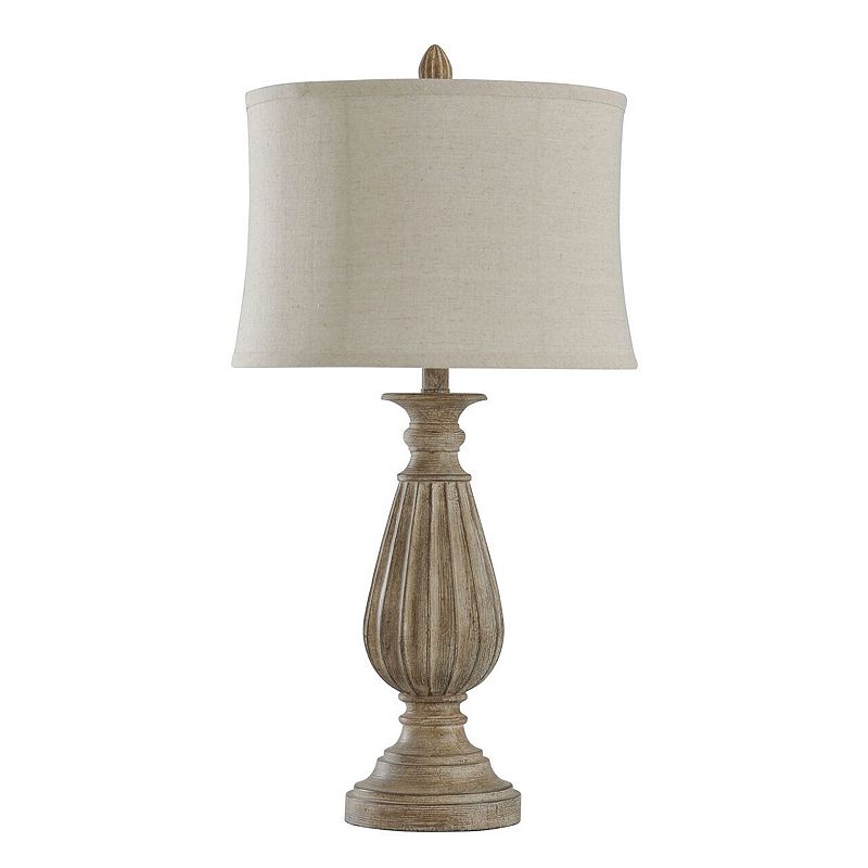 Traditional Table Lamp, Brown