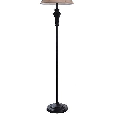Bronze Finish Table & Floor Lamp 3-piece Set