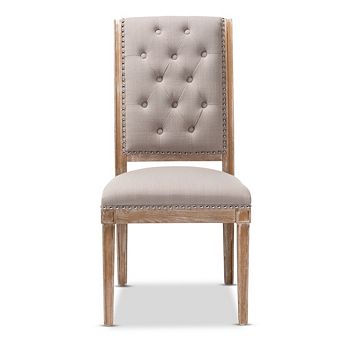 Baxton Studio Charmant Beige Dining Chair