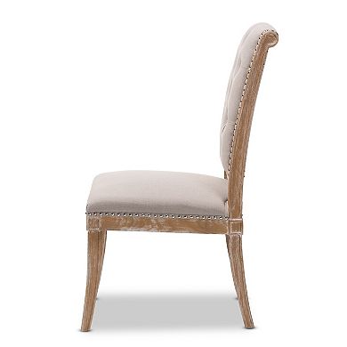 Baxton Studio Charmant Beige Dining Chair