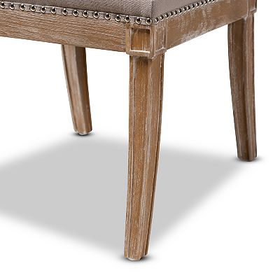 Baxton Studio Charmant Beige Dining Chair