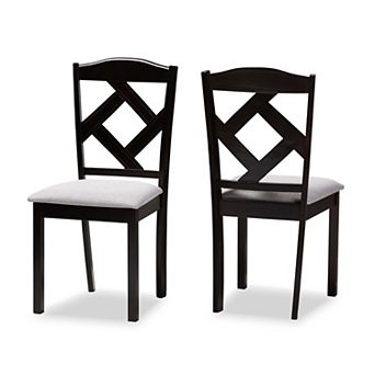Baxton Studio Ruth Dining Chair 2 pc Set
