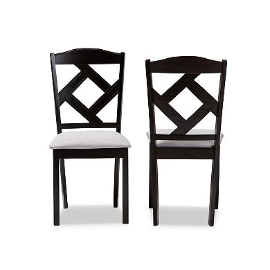 Baxton Studio Ruth Dining Chair 2-piece Set