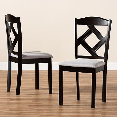 Baxton Studio Ruth Dining Chair 2-piece Set