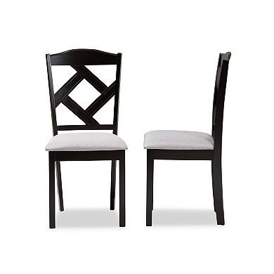 Baxton Studio Ruth Dining Chair 2-piece Set