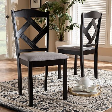 Baxton Studio Ruth Dining Chair 2-piece Set