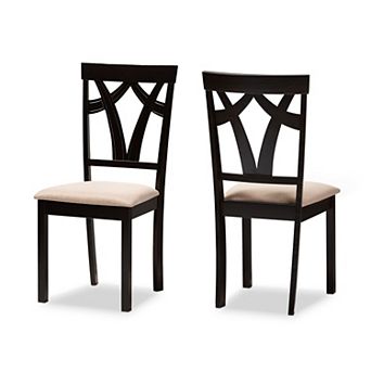 Baxton Studio Sylvia Dining Chair 2 pc Set