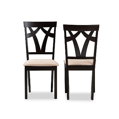 Baxton Studio Sylvia Dining Chair 2-piece Set