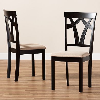 Baxton Studio Sylvia Dining Chair 2-piece Set