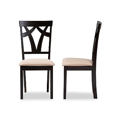 Baxton Studio Sylvia Dining Chair 2-piece Set