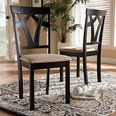 Baxton Studio Sylvia Dining Chair 2-piece Set