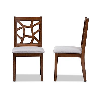 Baxton Studio Abilene Dining Chair 2-piece Set