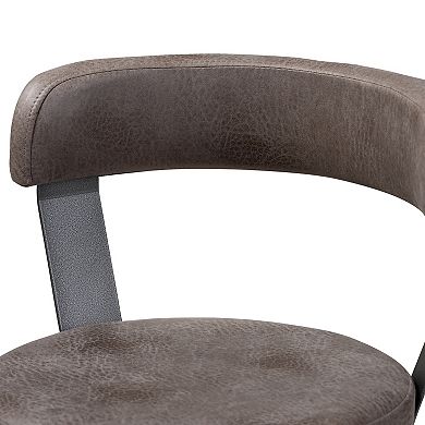 Baxton Studio Arcene Bar Stool 2-piece Set