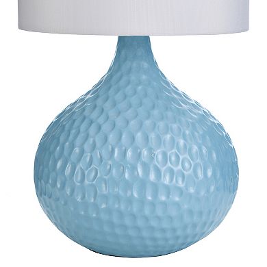 Hammered Ceramic Table Lamp