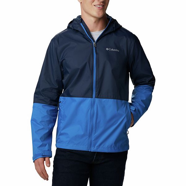 Men's Columbia Roan Mountain Colorblock Packable Rain Jacket
