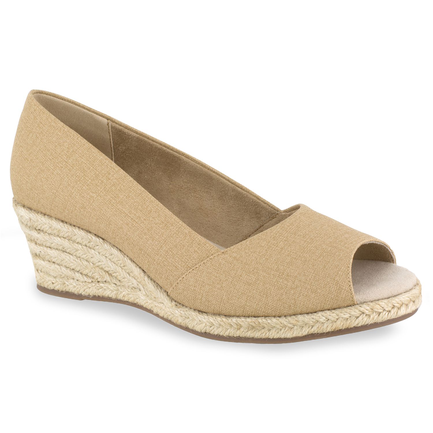 easy street monique women's espadrille wedges