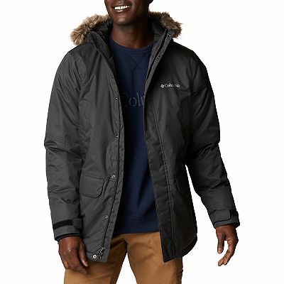 Men s Columbia Penns Creek II Omni Heat Faux Fur Hooded Parka