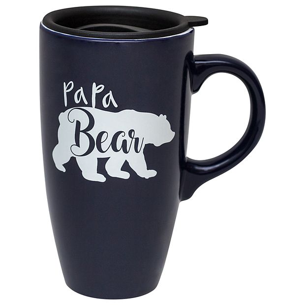 Enchante Papa Bear Lidded Travel Mug