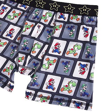Boys 4-10 Super Mario Bros. 4-Pack Athletic Boxer Briefs