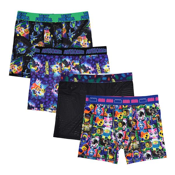 Boys 6-10 Lego Movie II 4-Pack Boxer Briefs