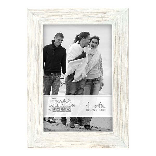 Malden 4X4 Be Happy Picture Frame White/Turquoise