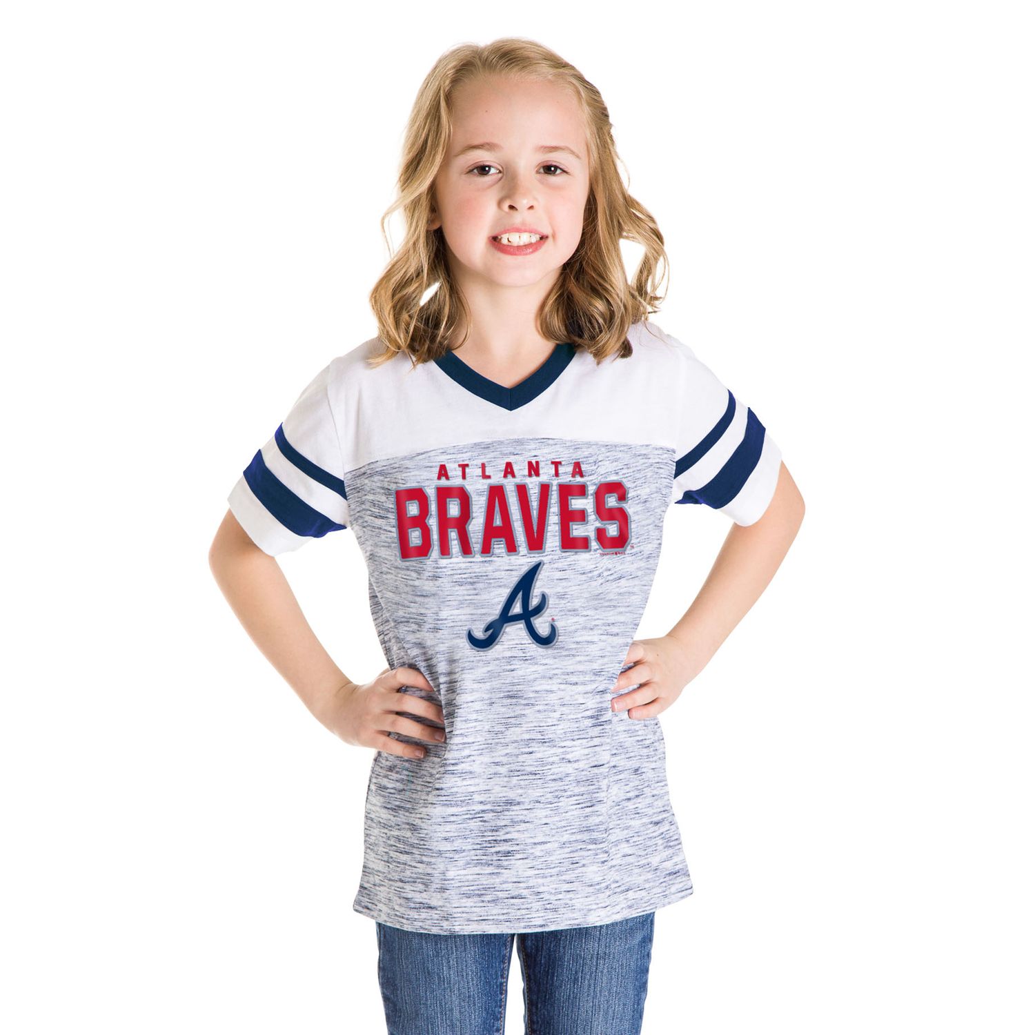 girls braves jersey