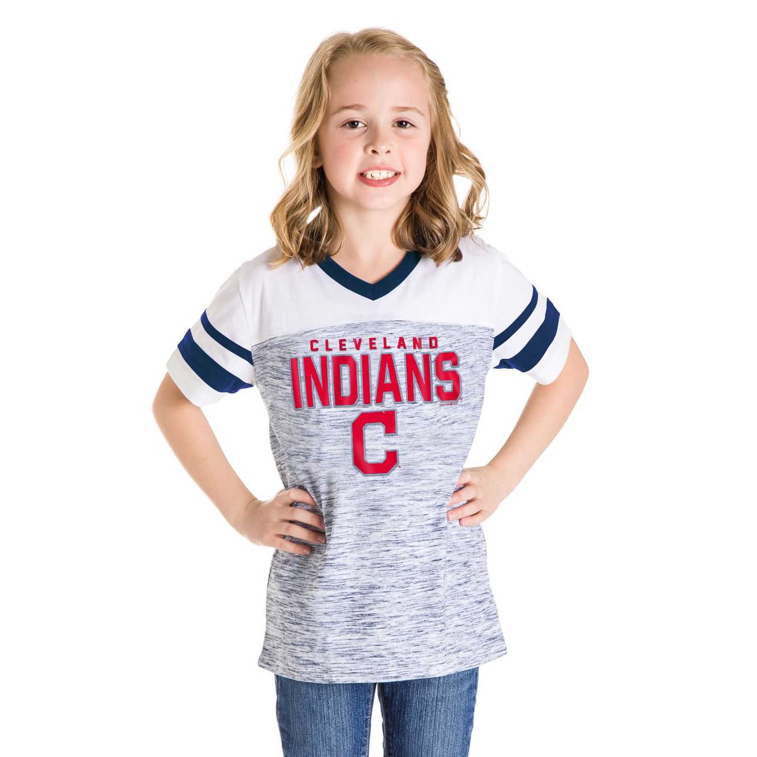 girls cleveland indians shirt