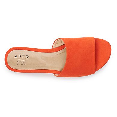 Apt. 9® Bellus Women's Heeled Slide Sandals