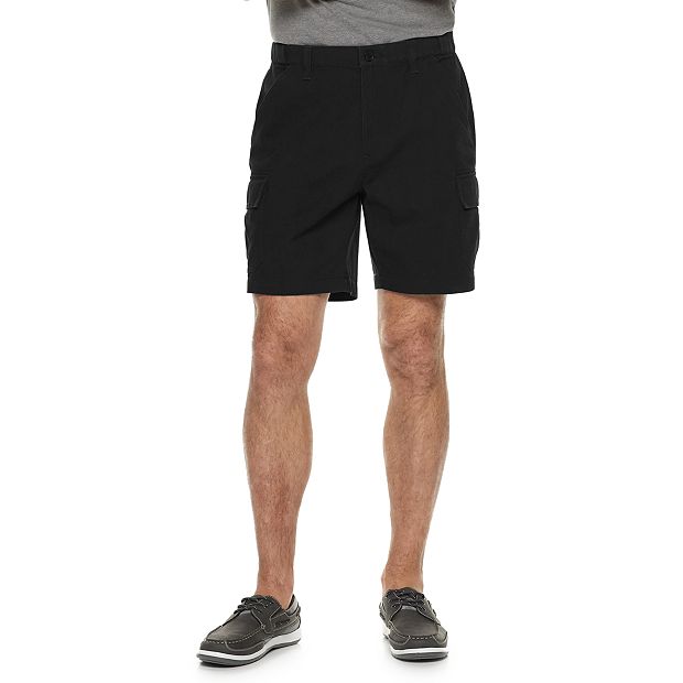 Men s Croft Barrow Classic Fit Flex Tab 7.5 inch Twill Cargo Shorts