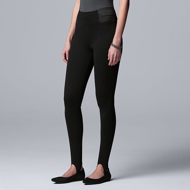 Simply Vera Vera Wang Grey Heather Live-In Mid Rise Capri Legging