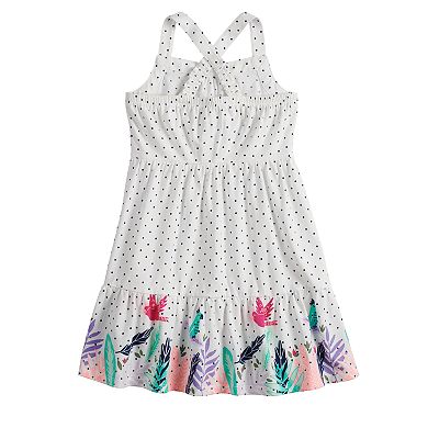 Toddler Girl Jumping Beans® Printed Ruffle-Hem Dress