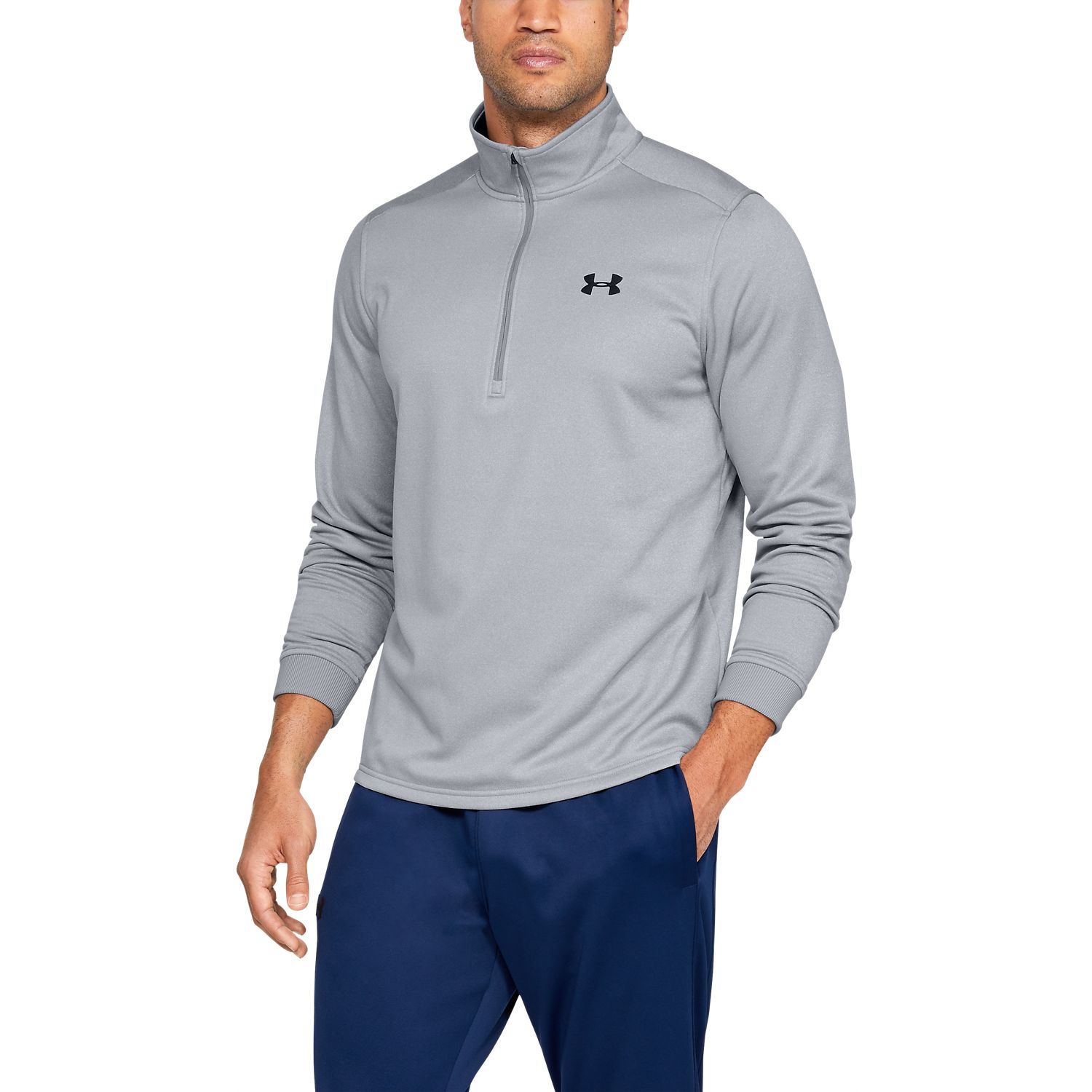 under armour men's half zip fleece