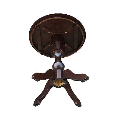 International Concepts Round Top Pedestal High Table