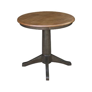 International Concepts Round Top Pedestal Table