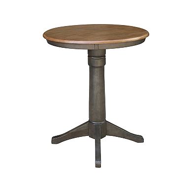 International Concepts Round Top Pedestal Table