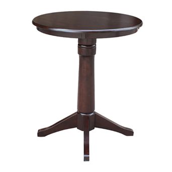 International Concepts 30 in Two Tone Round Top Pedestal Table