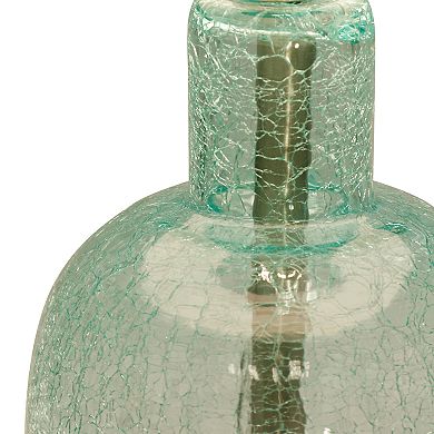 Crackled Glass Table Lamp