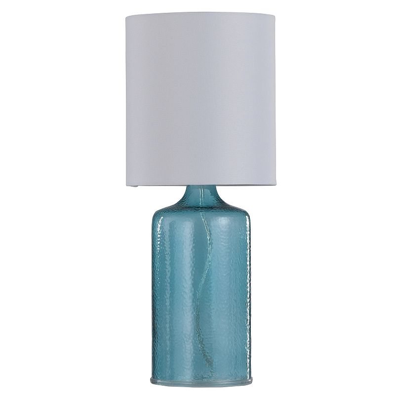 Aqua Blue Finish Table Lamp
