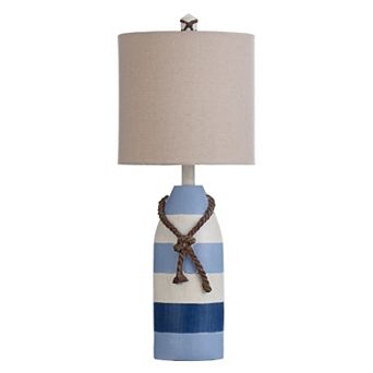 Blue Stripe Nautical Table Lamp