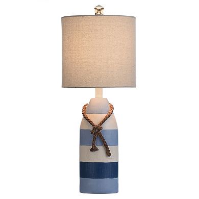 Blue Stripe Nautical Table Lamp